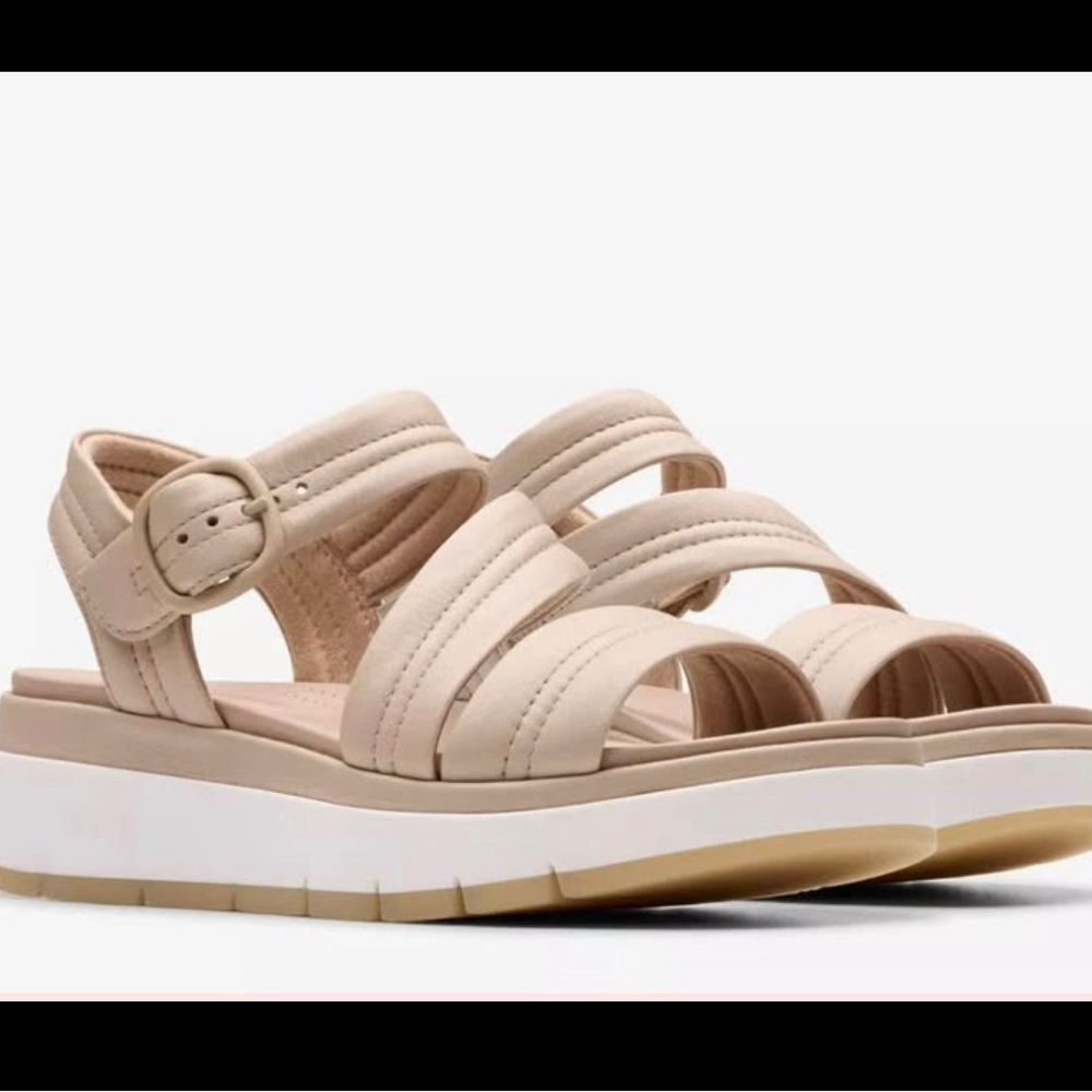 Clarks Tuscan Strap Sand Leather, 8